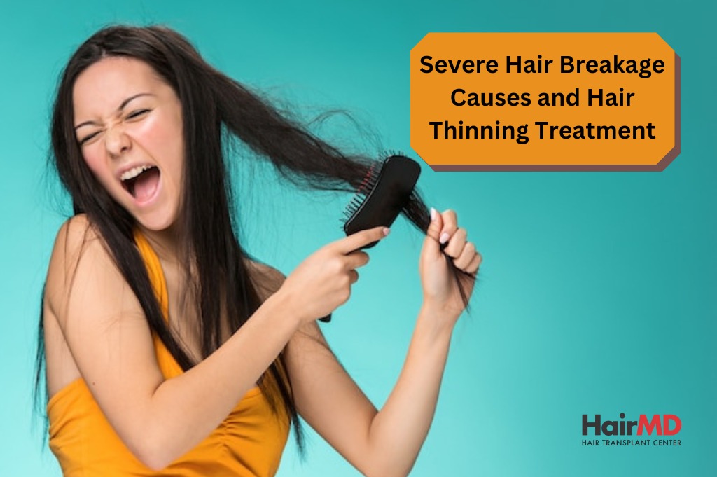 Severe Hair Breakage Causes and Hair Thinning Treatment