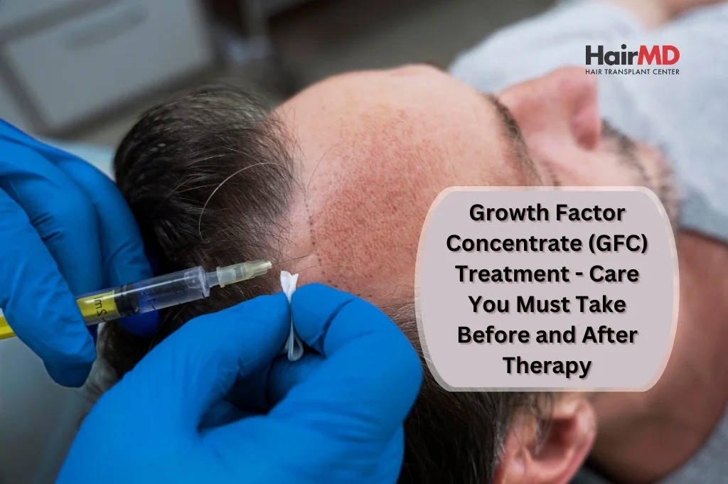 Dr Shuba Dharmana  Advanced PRP for hair growth GFC is a growth factor  concentrate that targets specifically scalp hair   Blood is drawn from  you spinned in special kits in