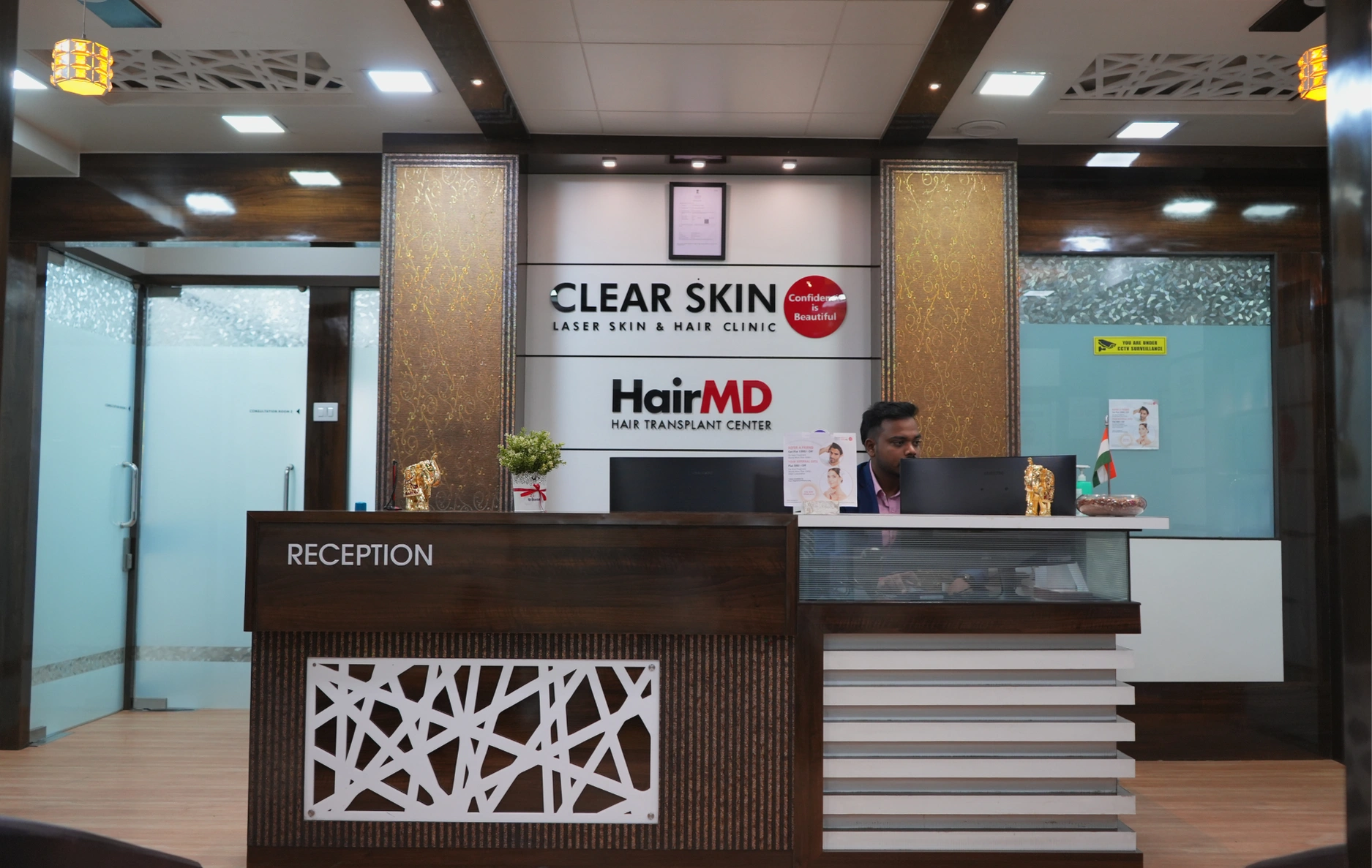 Kharadi Clinic Reception Area 1 Clear Skin Pune