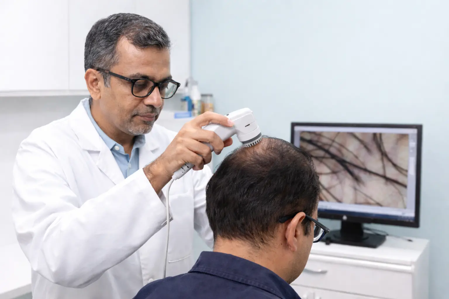 Hair loss evaluation and folic acid biotin treatment consultation at HairMD Pune clinic
