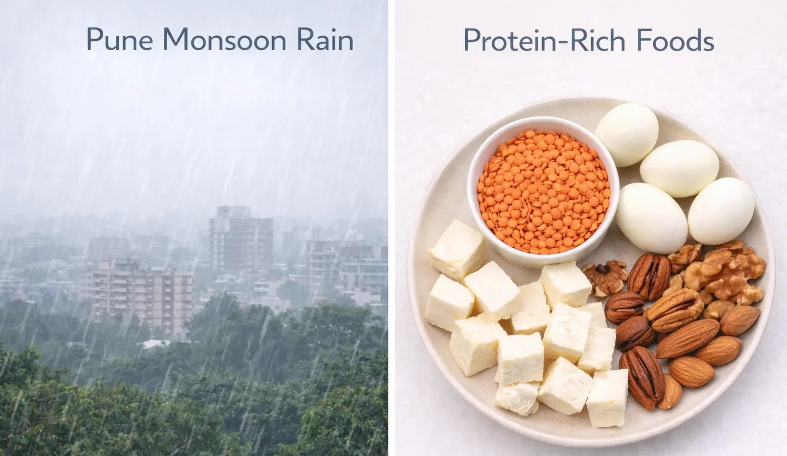 Monsoon season hair fall and protein diet tips - HairMD Pune dermatologist